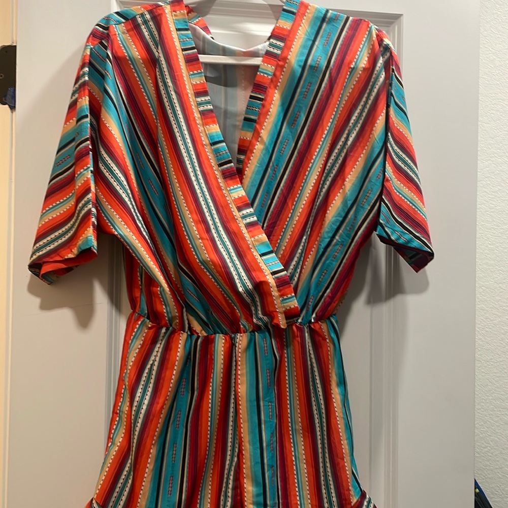 Western/Navajo Print Romper
